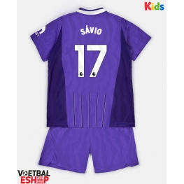 Tottenham Hotspur Savio #17 Derde tenue Kids 2026-27 Korte Mouw (+ Korte broeken)