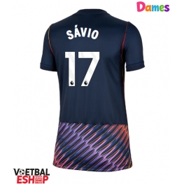 Tottenham Hotspur Savio #17 Uit tenue Dames 2026-27 Korte Mouw