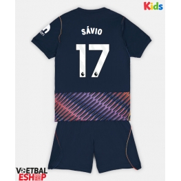 Tottenham Hotspur Savio #17 Uit tenue Kids 2026-27 Korte Mouw (+ Korte broeken)