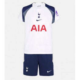 Tottenham Hotspur Thuis tenue Kids 2025-26 Korte Mouw (+ Korte broeken)