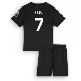 Tottenham Hotspur Xavi Simons #7 Uit tenue Kids 2025-26 Korte Mouw (+ Korte broeken)