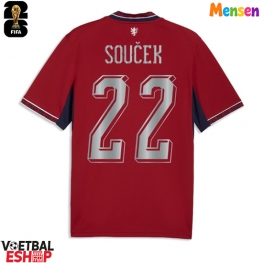 Tsjechië Tomas Soucek #22 Thuis tenue WK 2026 Korte Mouw