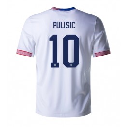 Verenigde Staten Christian Pulisic #10 Thuis tenue Copa America 2024 Korte Mouw