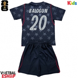 Verenigde Staten Folarin Balogun #20 Uit tenue Kids WK 2026 Korte Mouw (+ Korte broeken)
