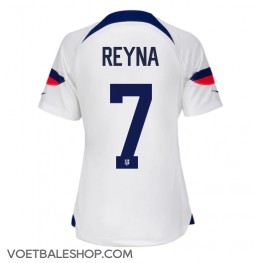 Verenigde Staten Giovanni Reyna #7 Thuis tenue Dames WK 2022 Korte Mouw