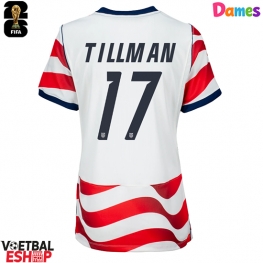 Verenigde Staten Malik Tillman #17 Thuis tenue Dames WK 2026 Korte Mouw