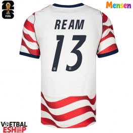 Verenigde Staten Tim Ream #13 Thuis tenue WK 2026 Korte Mouw