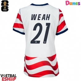 Verenigde Staten Timothy Weah #21 Thuis tenue Dames WK 2026 Korte Mouw