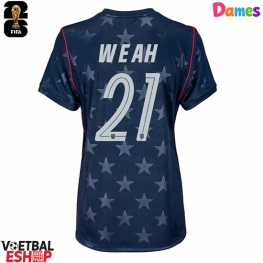 Verenigde Staten Timothy Weah #21 Uit tenue Dames WK 2026 Korte Mouw