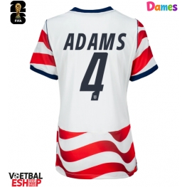 Verenigde Staten Tyler Adams #4 Thuis tenue Dames WK 2026 Korte Mouw