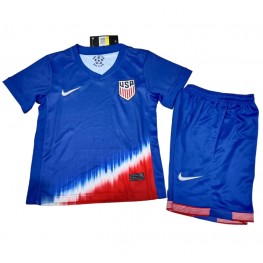 Verenigde Staten Uit tenue Kids Copa America 2024 Korte Mouw (+ Korte broeken)