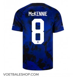 Verenigde Staten Weston McKennie #8 Uit tenue WK 2022 Korte Mouw