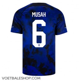 Verenigde Staten Yunus Musah #6 Uit tenue WK 2022 Korte Mouw