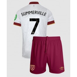 West Ham United Crysencio Summerville #7 Derde tenue Kids 2024-25 Korte Mouw (+ Korte broeken)