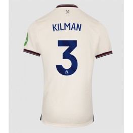West Ham United Max Kilman #3 Uit tenue 2025-26 Korte Mouw