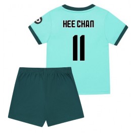 Wolves Hee-chan Hwang #11 Uit tenue Kids 2025-26 Korte Mouw (+ Korte broeken)
