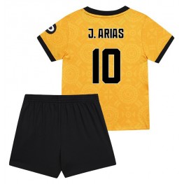 Wolves Jhon Arias #10 Thuis tenue Kids 2025-26 Korte Mouw (+ Korte broeken)