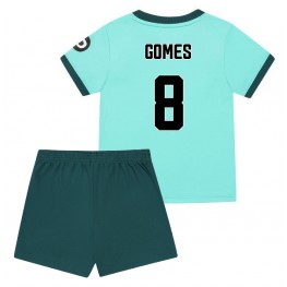 Wolves Joao Gomes #8 Uit tenue Kids 2025-26 Korte Mouw (+ Korte broeken)