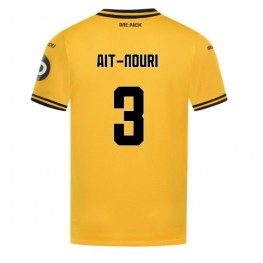 Wolves Rayan Ait-Nouri #3 Thuis tenue 2024-25 Korte Mouw