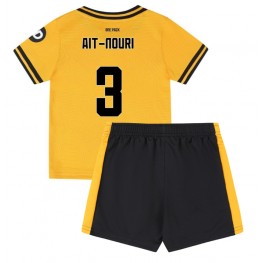 Wolves Rayan Ait-Nouri #3 Thuis tenue Kids 2024-25 Korte Mouw (+ Korte broeken)