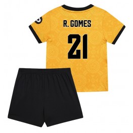 Wolves Rodrigo Gomes #21 Thuis tenue Kids 2025-26 Korte Mouw (+ Korte broeken)