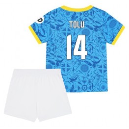 Wolves Tolu Arokodare #14 Derde tenue Kids 2025-26 Korte Mouw (+ Korte broeken)