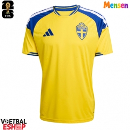 Zweden Thuis tenue WK 2026 Korte Mouw