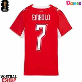 Zwitserland Breel Embolo #7 Thuis tenue Dames WK 2026 Korte Mouw