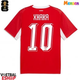 Zwitserland Granit Xhaka #10 Thuis tenue WK 2026 Korte Mouw