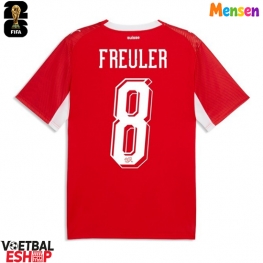 Zwitserland Remo Freuler #8 Thuis tenue WK 2026 Korte Mouw