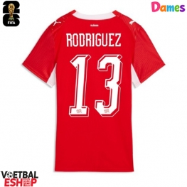 Zwitserland Ricardo Rodriguez #13 Thuis tenue Dames WK 2026 Korte Mouw