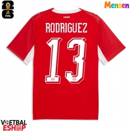 Zwitserland Ricardo Rodriguez #13 Thuis tenue WK 2026 Korte Mouw