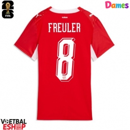 Zwitserland Ruben Vargas #17 Thuis tenue Dames WK 2026 Korte Mouw