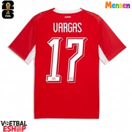 Zwitserland Ruben Vargas #17 Thuis tenue WK 2026 Korte Mouw