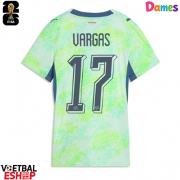 Zwitserland Ruben Vargas #17 Uit tenue Dames WK 2026 Korte Mouw