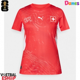 Zwitserland Thuis tenue Dames WK 2026 Korte Mouw