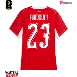 Zwitserland Zeki Amdouni #23 Thuis tenue Dames WK 2026 Korte Mouw