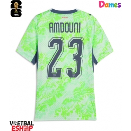Zwitserland Zeki Amdouni #23 Uit tenue Dames WK 2026 Korte Mouw