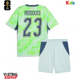 Zwitserland Zeki Amdouni #23 Uit tenue Kids WK 2026 Korte Mouw (+ Korte broeken)