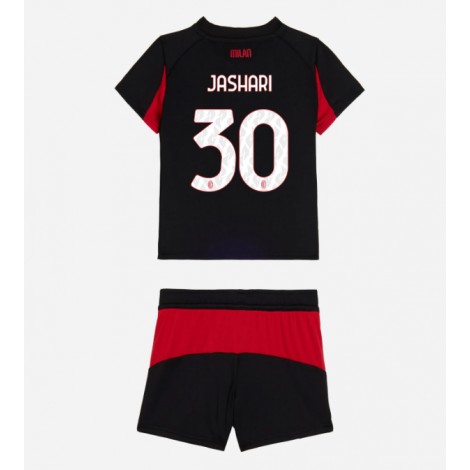 AC Milan Ardon Jashari #30 Thuis tenue Kids 2025-26 Korte Mouw (+ Korte broeken)