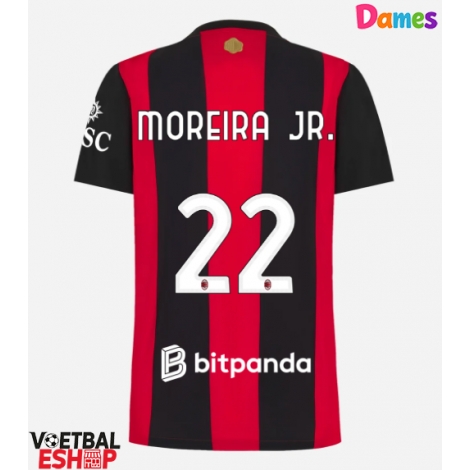 AC Milan Diego Moreira #22 Thuis tenue Dames 2026-27 Korte Mouw