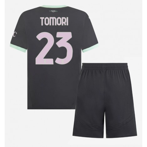 AC Milan Fikayo Tomori #23 Derde tenue Kids 2024-25 Korte Mouw (+ Korte broeken)