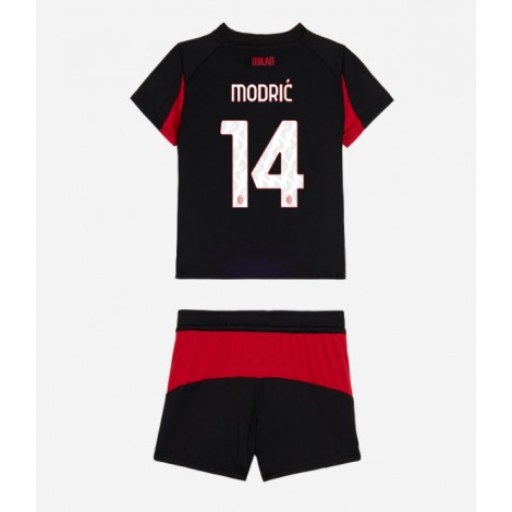 AC Milan Luka Modric #14 Thuis tenue Kids 2025-26 Korte Mouw (+ Korte broeken)