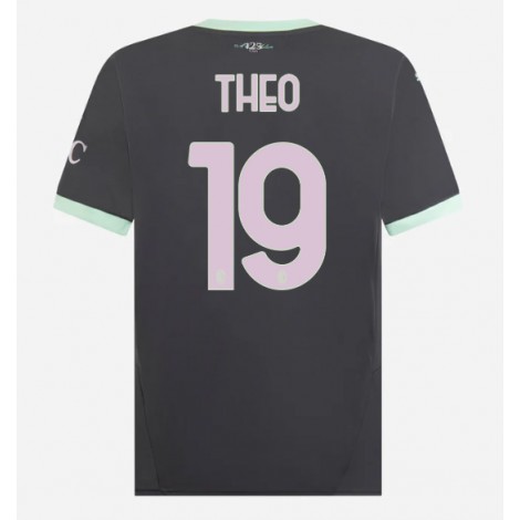 AC Milan Theo Hernandez #19 Derde tenue 2024-25 Korte Mouw AC Milan Theo Hernandez #19 Derde tenue 2024-25 Korte Mouw