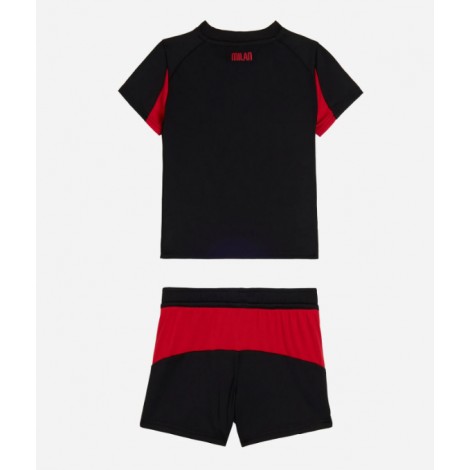 AC Milan Thuis tenue Kids 2025-26 Korte Mouw (+ Korte broeken)