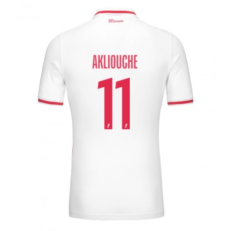 AS Monaco Maghnes Akliouche #11 Thuis tenue 2024-25 Korte Mouw AS Monaco Maghnes Akliouche #11 Thuis tenue 2024-25 Korte Mouw