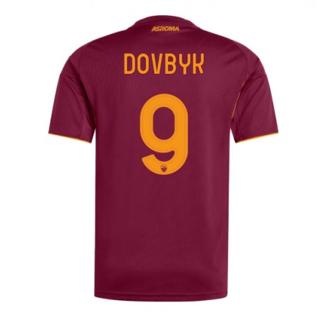 AS Roma Artem Dovbyk #9 Thuis tenue 2025-26 Korte Mouw AS Roma Artem Dovbyk #9 Thuis tenue 2025-26 Korte Mouw