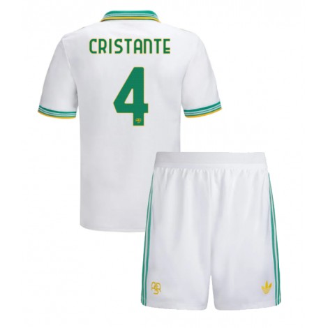 AS Roma Bryan Cristante #4 Derde tenue Kids 2025-26 Korte Mouw (+ Korte broeken)