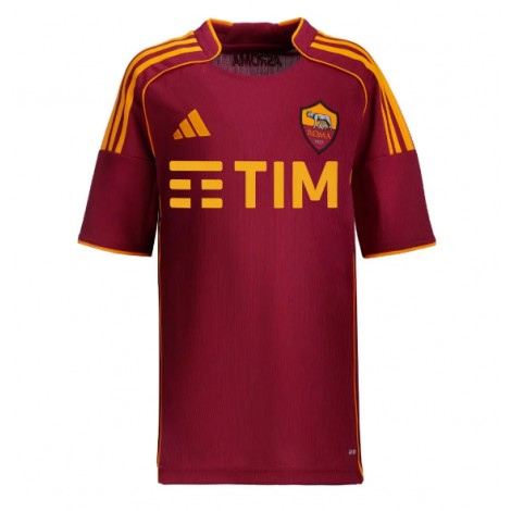 AS Roma Lorenzo Pellegrini #7 Thuis tenue Dames 2025-26 Korte Mouw
