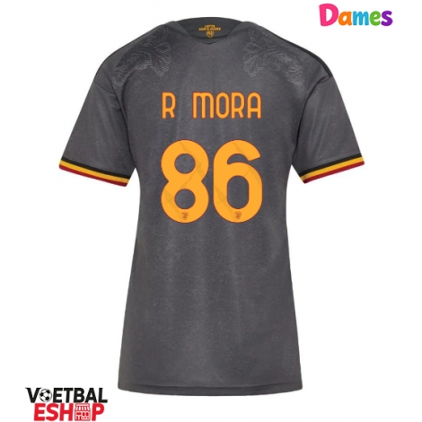 AS Roma Rodrigo Mora #86 Derde tenue Dames 2026-27 Korte Mouw